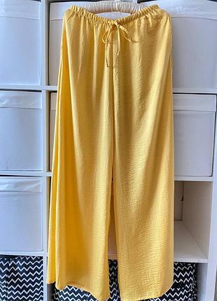 Штани : оверсайз : кльош : широкі