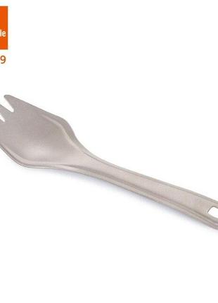 Туристическая титановая ложка-вилка fire-maple fmt-t19 длина 133 мм.