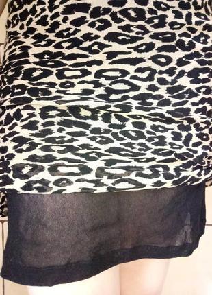 Плаття-футляр стрейч леопард 3