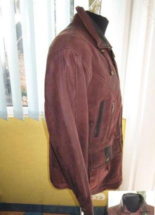 Кожаная мужская фирменная куртка  morena. германия. лот 4846 фото