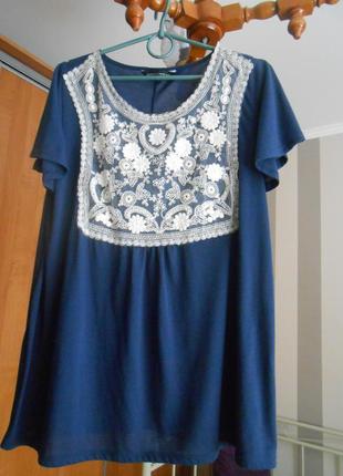 Блузка -туника в винтажном стиле