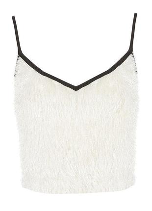 Пушистый топ topshop fluffy cropped cami2 фото