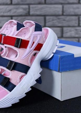 Fila disruptor sandals rose, сандали фила