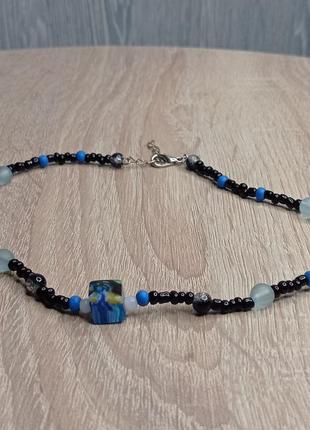Чокер намисто 💙 hand made