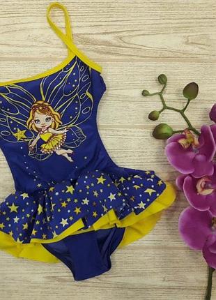 Яркий сдельный купальник на девочку charmante италия