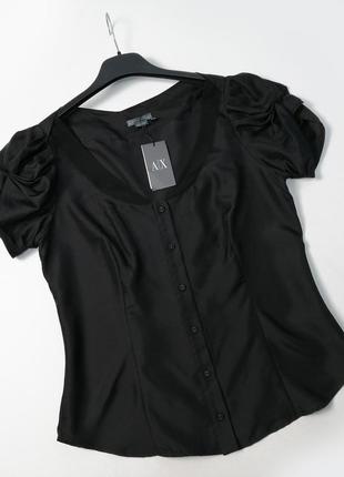 Шелковая новая блуза armani exchange оригинал1 фото