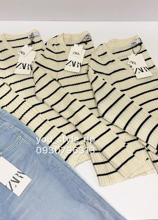 Женский трикотажный кардиган зара zara 9598/121