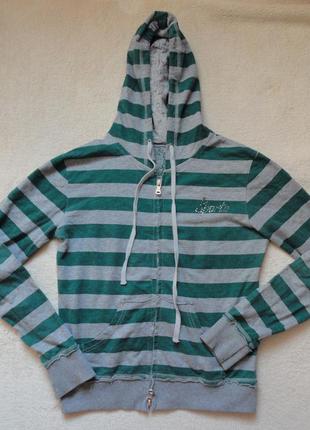 Смугаста спортивна кофта