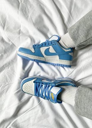 Nike dunk low coast sail university gold unc blue white