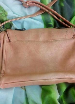Очень красивая сумка сумочка через плечо персик персиковая нежная милая модная4 фото