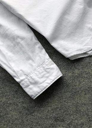 Белоснежная рубашка paul smith tailored fit pocket shirt white7 фото