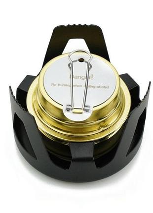 Туристичний спиртовий пальник. сірий