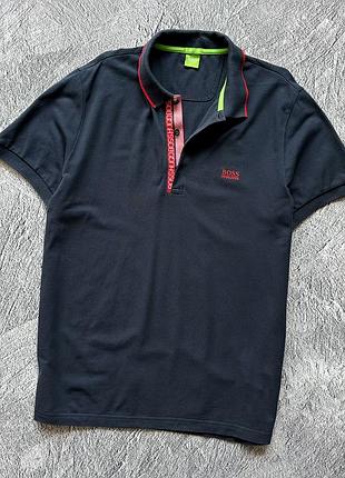 Поло hugo boss dark blue