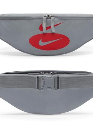 Nike heritage waist pack hybrid grx dq3433-073 сумка на пояс плечо бананка унисекс борсетка3 фото