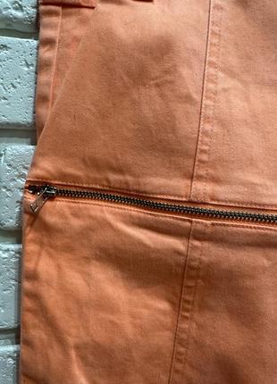 Оранжевые брюки-карго oh polly electric tangerine.9 фото