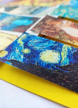 Набір #53 наліпки для скрапбукінга, репродукції, художні картини,картинки зображення марки стікери для щоденників блокнота скетча записника