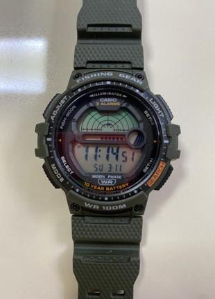 Годинник casio fishing gear 3485 ws-1200h3 фото