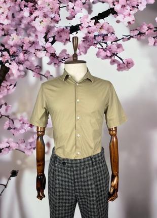 Сорочка з коротким рукавом asos бежевого кольору