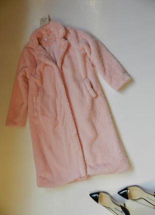 ⛔✅нежно розовая шубка халат из эко меха  демисезон5 фото