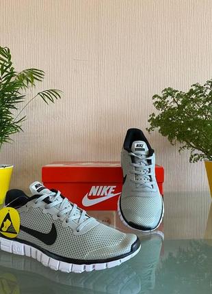 Nike free run 3.0 (сірі)