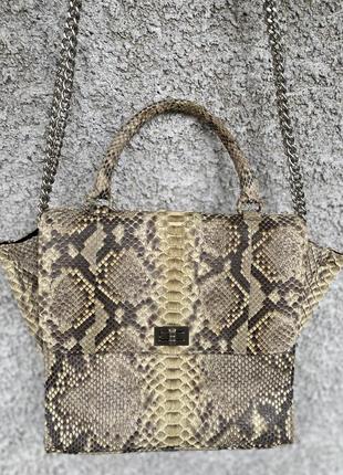 Продажа сумки из натуральной кожи змеи.3 фото