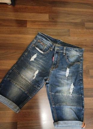 Шорты джинсовые