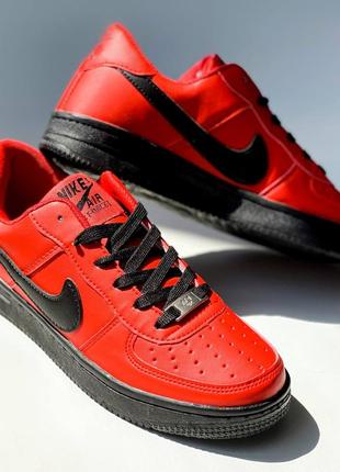 Nike air force red badge and sole