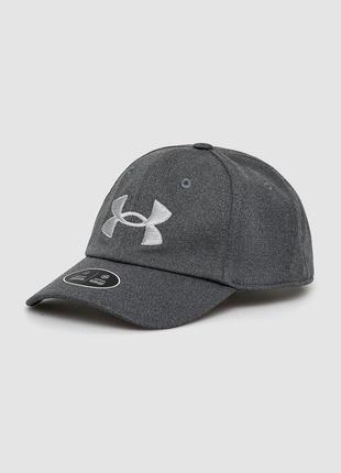 Under armour blitzing adjustable hat 1361532 012 кепка блайзер бейсболка оригінал унісекс - глибока