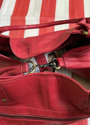 Шикарная объемная кожаная сумка tommy& kate /кожа2 фото