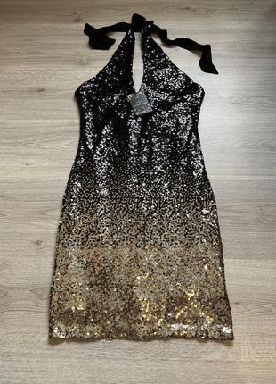 Коктейльна сукня з блискітками