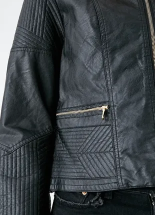 Черная демисезонная куртка koton4 фото