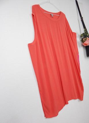 Роскошная туника удлиненная блуза без рукавов на лето от asos свободного кроя вискоза жатка сток бренд3 фото