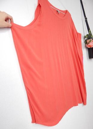 Роскошная туника удлиненная блуза без рукавов на лето от asos свободного кроя вискоза жатка сток бренд4 фото
