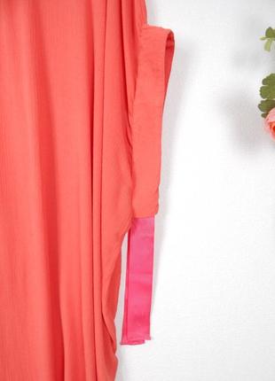 Роскошная туника удлиненная блуза без рукавов на лето от asos свободного кроя вискоза жатка сток бренд8 фото
