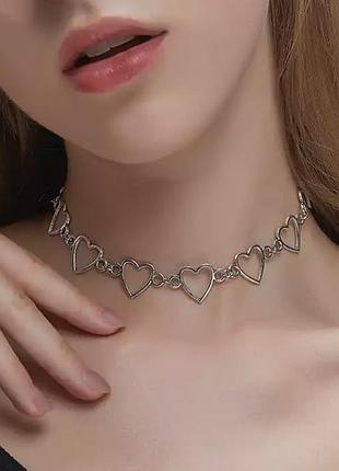 Цепочки в форме сердца