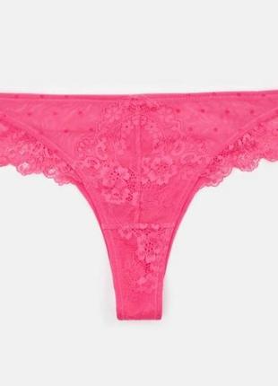 Трусики-бразилианы m размер sinsay новые, трусы кружевные, кружевые, бразилиана, бразильная