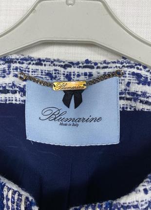 Blumarine blazer zip блейзер жакет дизайнерский кардиган винтаж на молнии имталия7 фото