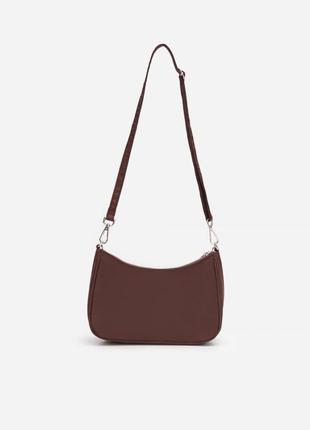 Сумка женская клатч коричневая