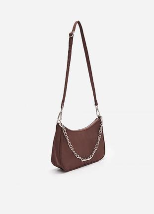 Сумка женская клатч коричневая