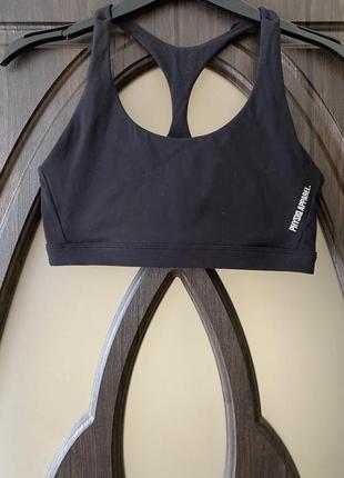 Шикарный, базовый, топ, для спорта, черного цвета, от бренда: physiq apparel👌