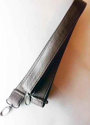 Ремень для сумки с регулятором длины кожзам бежевый 135x2.5 см2 фото