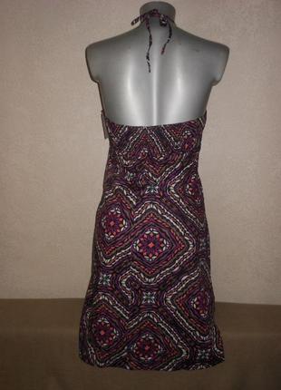 H&m,швеция! платье, фиолетовый сарафан 100%хлопок новое 14/m-l/46-483 фото