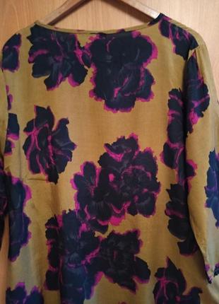 Легкое цветное платье с карманами, вискоза. размер 16-187 фото
