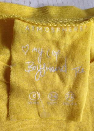Яркая желтая лимонная короткая укороченная футболка топ4 фото
