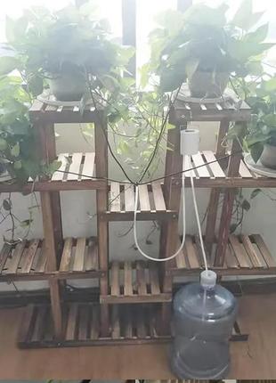 Автоматический капельный полив домашних растений, когда вы в отпуске