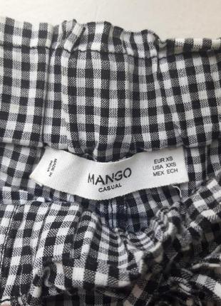 Шорты в клетку mango5 фото