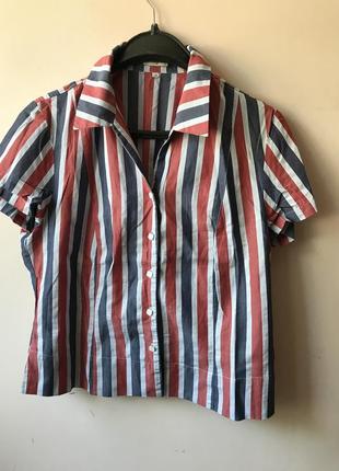 Жіноча сорочка на короткий рукав , літня