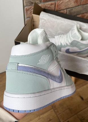 Кроссовки nike air jordan 1 retro wolf grey5 фото