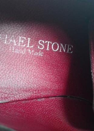 Мужские бордовые замшевые туфли,дерби.michael stone8 фото
