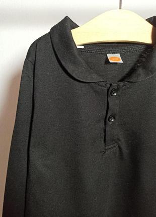 Кофточка чёрная, поло, реглан 2